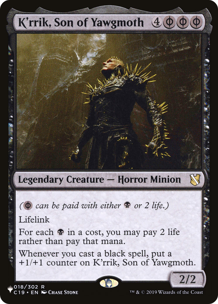 K'rrik, Son of Yawgmoth [LIST 018/302]