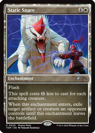 {@C} Static Snare [Tarkir: Dragonstorm Promos][TDM 420]