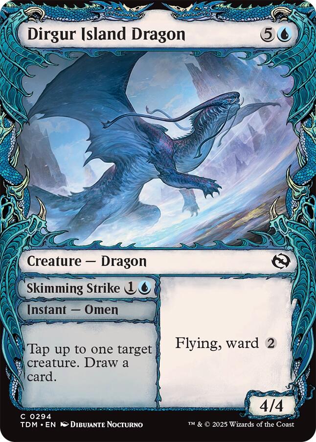 {@C} Dirgur Island Dragon (Showcase) [Tarkir: Dragonstorm][TDM 294]
