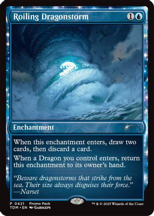 {@C} Roiling Dragonstorm [Tarkir: Dragonstorm Promos][TDM 421]