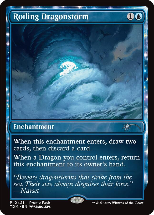 {@C} Roiling Dragonstorm [Tarkir: Dragonstorm Promos][TDM 421]