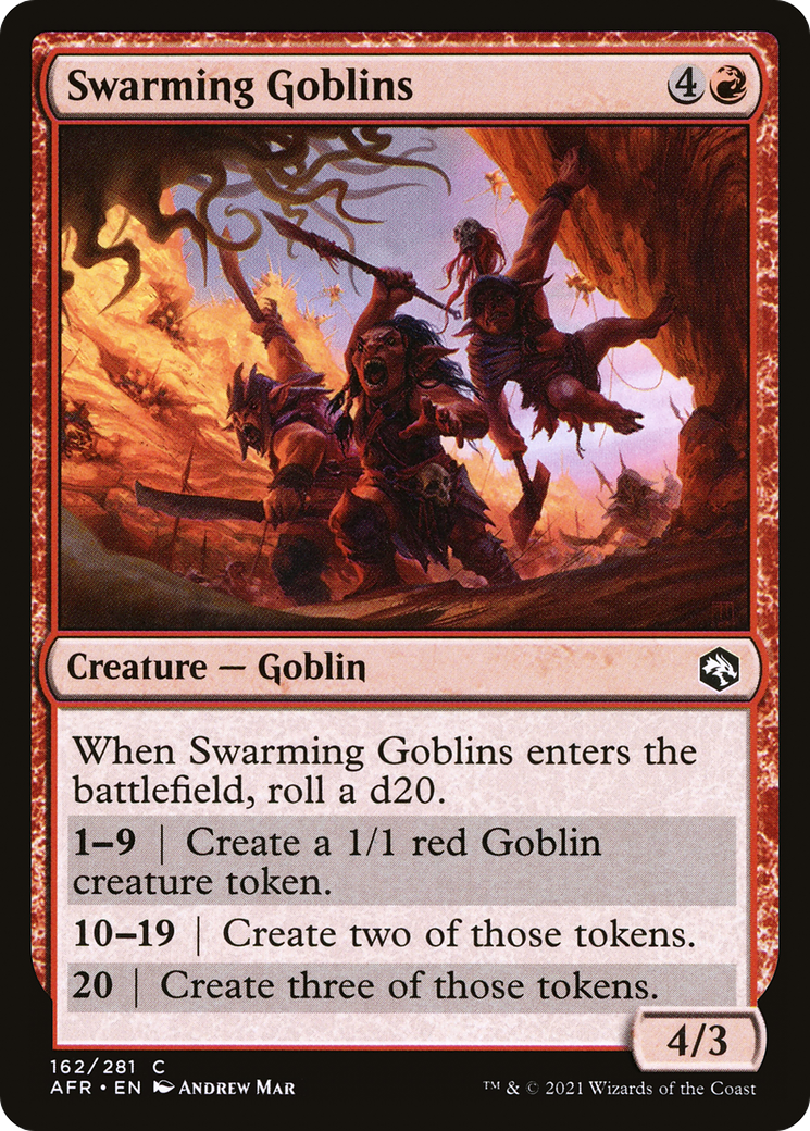 {C} Swarming Goblins [Dungeons & Dragons: Adventures in the Forgotten Realms][AFR 162]