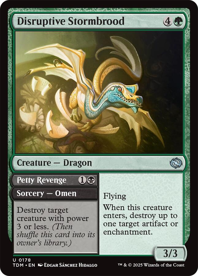 {@C} Disruptive Stormbrood [Tarkir: Dragonstorm][TDM 178]