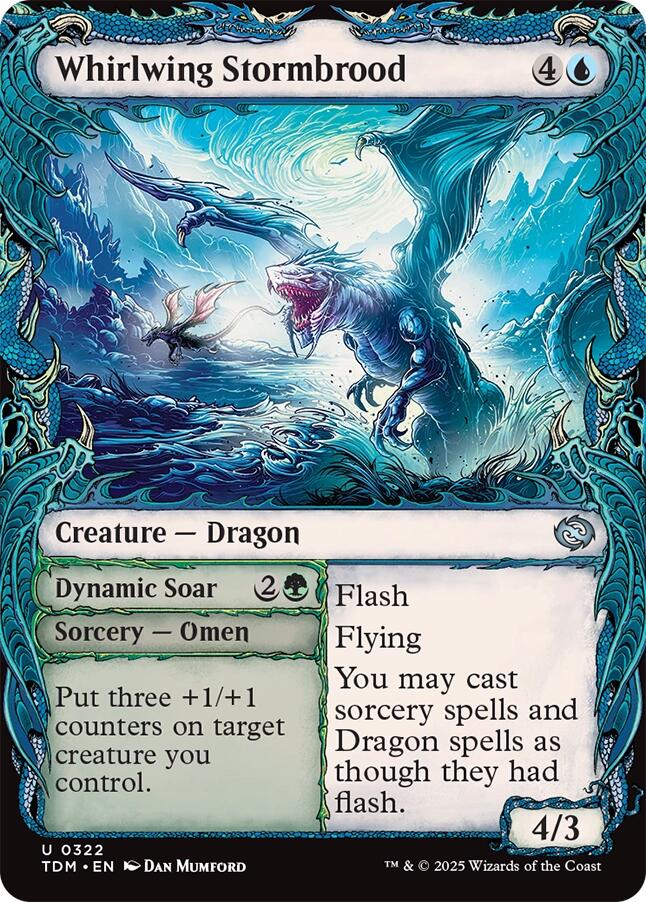 {@C} Whirlwing Stormbrood (Showcase) [Tarkir: Dragonstorm][TDM 322]