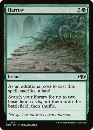 {C} Harrow [Tarkir: Dragonstorm Commander][TDC 258]