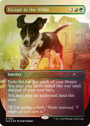 Escape to the Wilds (1921) (Rainbow Foil) [SLD 1921]  Foil