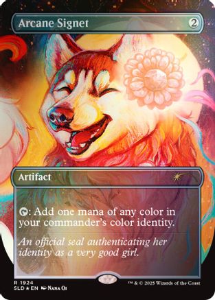 Arcane Signet (1924) (Rainbow Foil) [SLD 1924]  Foil