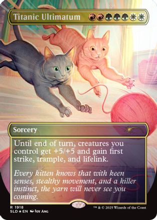 Titanic Ultimatum (1918) (Rainbow Foil) [SLD 1918]  Foil