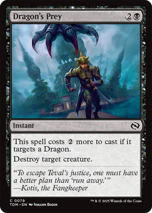 {@C} Dragon's Prey [Tarkir: Dragonstorm][TDM 079]