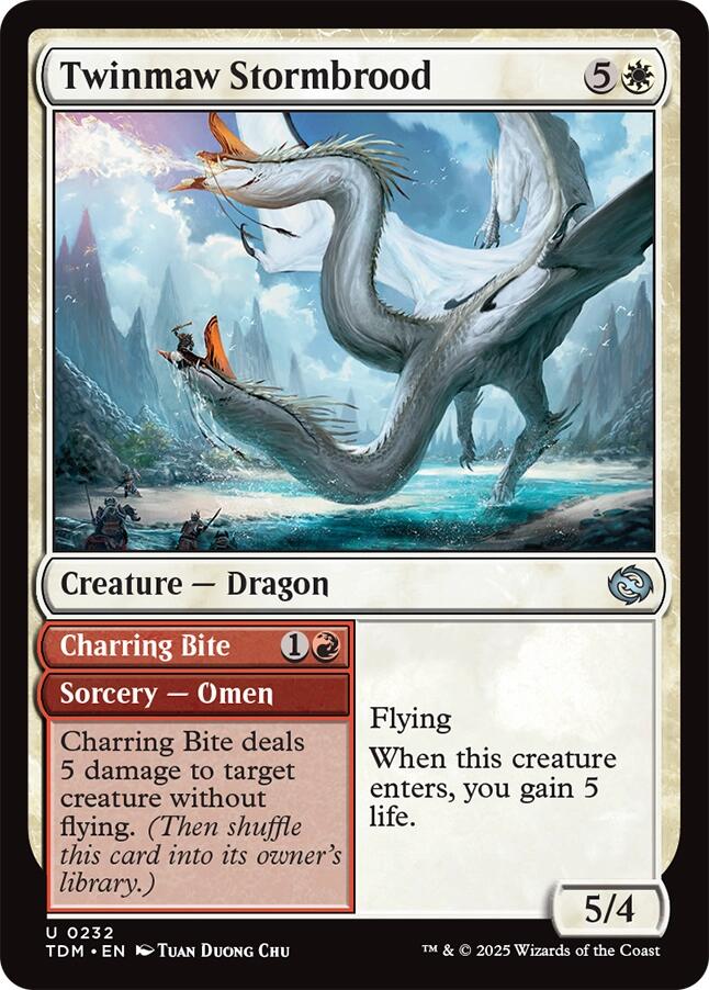 {@C} Twinmaw Stormbrood [Tarkir: Dragonstorm][TDM 232]