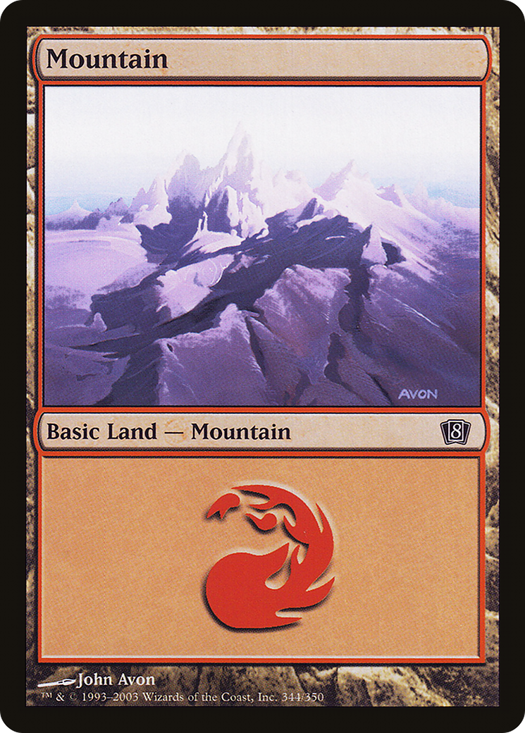{B}[8ED 344] Mountain (344) [Eighth Edition]