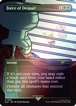 Force of Despair (Rainbow Foil) [SLD 1936]  Foil