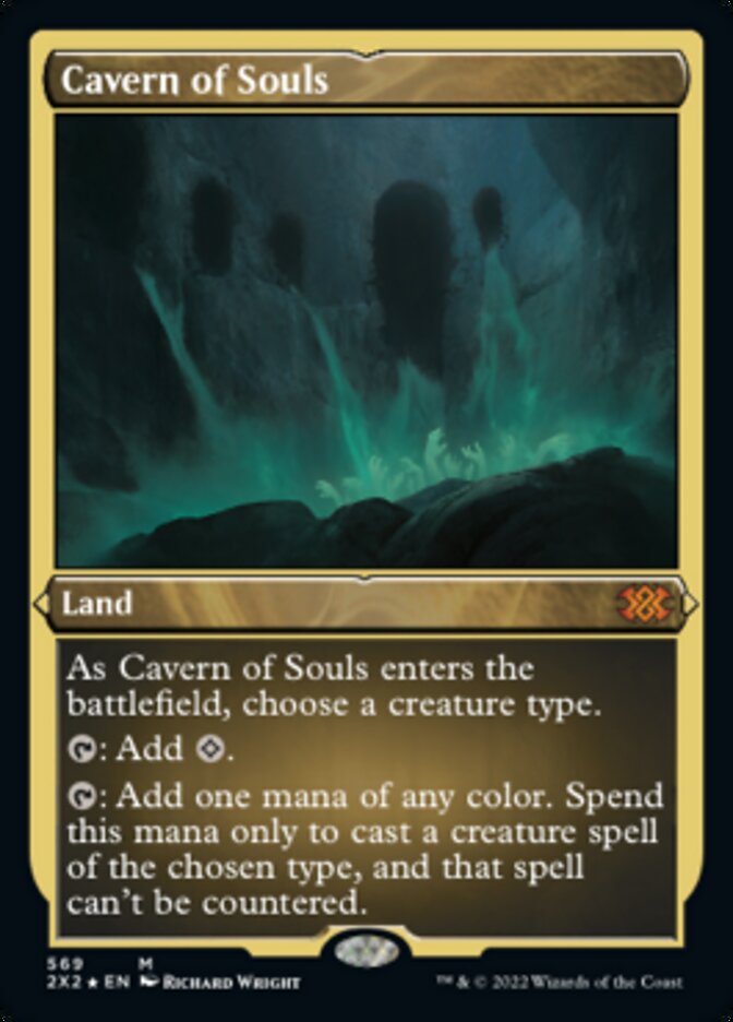 {R} Cavern of Souls (Foil Etched) [Double Masters 2022][2X2 569]