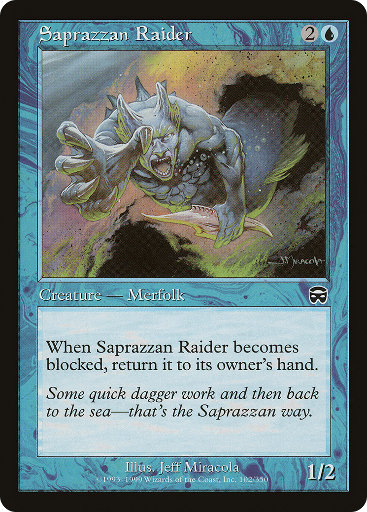 {C} Saprazzan Raider [Mercadian Masques][MMQ 102]