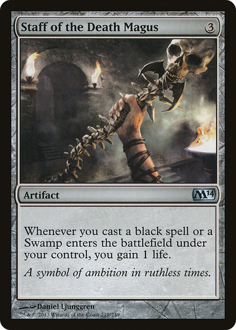 {C} Staff of the Death Magus [Magic 2014][M14 219]