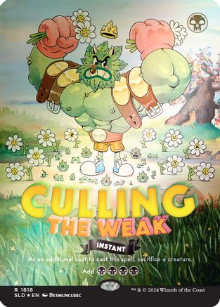 {R} Culling the Weak (Rainbow Foil) [Secret Lair Drop Series] [SLD 1818]