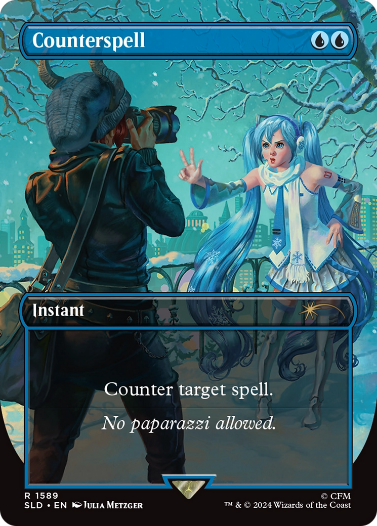 Counterspell [SLD 1589]  (Borderless)