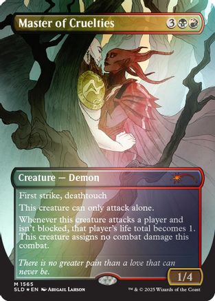 Master of Cruelties (Rainbow Foil) [SLD 1565]  Foil