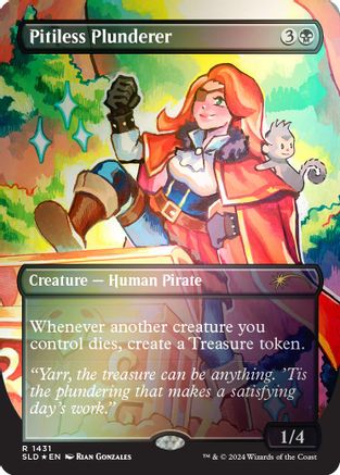 Pitiless Plunderer (Rainbow Foil) [SLD 1431]  Foil