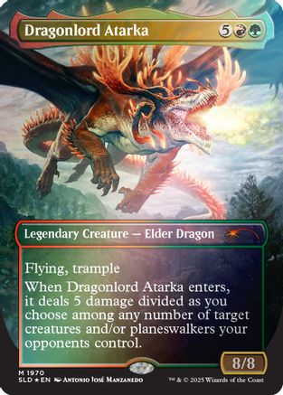 Dragonlord Atarka (Rainbow Foil) [SLD 1970]  Foil