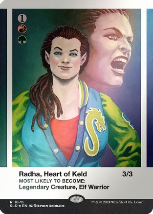 Radha, Heart of Keld (Rainbow Foil) [SLD 1876]  Foil