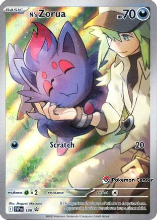 [PKM] N's Zorua (SVP189) (Pokemon Center Exclusive) [Scarlet & Violet: Black Star Promos]