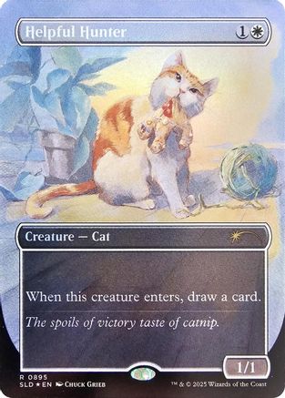 Helpful Hunter (0895) (Rainbow Foil) [SLD 895]  Foil