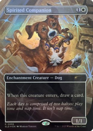 Spirited Companion (0896) (Rainbow Foil) [Secret Lair Drop Series]