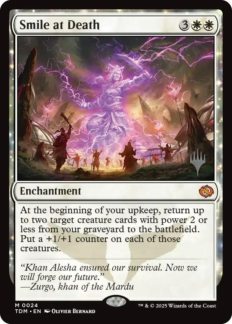 {@R} Smile at Death [Tarkir: Dragonstorm Promos][TDM 024]