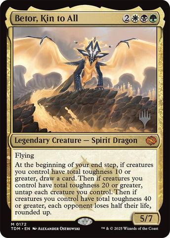 {@R} Betor, Kin to All [Tarkir: Dragonstorm Promos][TDM 172]