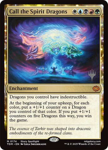 {@R} Call the Spirit Dragons [Tarkir: Dragonstorm Promos][TDM 174]