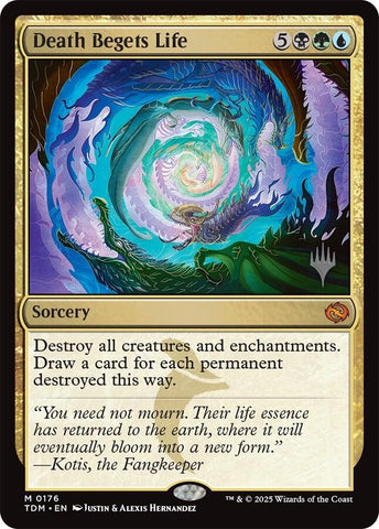 {@R} Death Begets Life [Tarkir: Dragonstorm Promos][TDM 176]