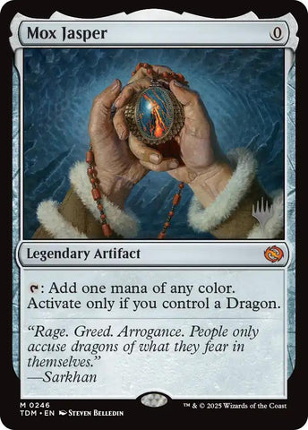 {@R} Mox Jasper [Tarkir: Dragonstorm Promos][TDM 246]