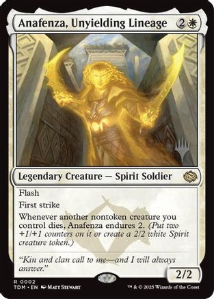 {@R} Anafenza, Unyielding Lineage [Tarkir: Dragonstorm Promos][TDM 002]