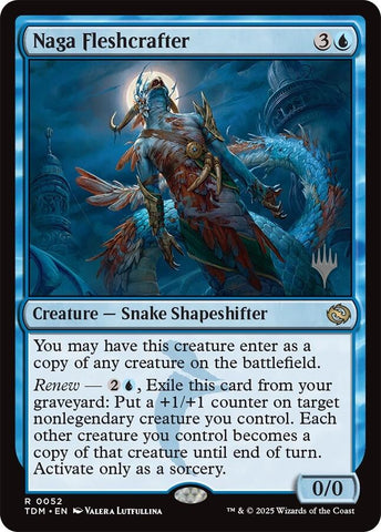 {@R} Naga Fleshcrafter [Tarkir: Dragonstorm Promos][TDM 052]