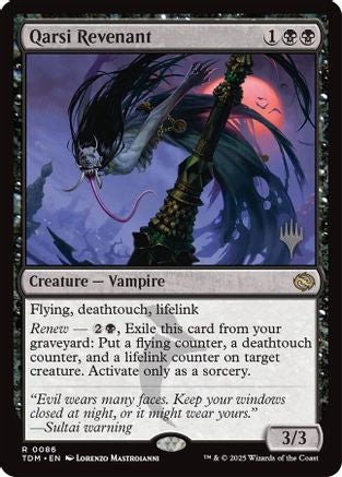 {@R} Qarsi Revenant [Tarkir: Dragonstorm Promos][TDM 086]