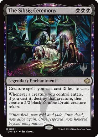 {@R} The Sibsig Ceremony [Tarkir: Dragonstorm Promos][TDM 091]