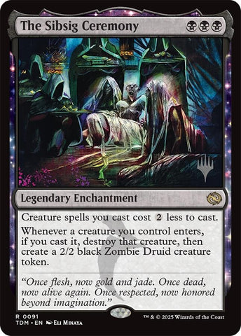 {@R} The Sibsig Ceremony [Tarkir: Dragonstorm Promos][TDM 091]