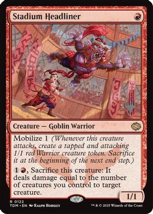 {@R} Stadium Headliner [Tarkir: Dragonstorm Promos][TDM 122]