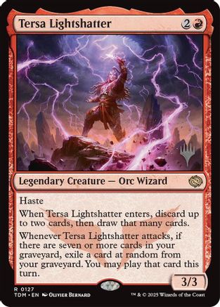 {@R} Tersa Lightshatter [Tarkir: Dragonstorm Promos][TDM 127]