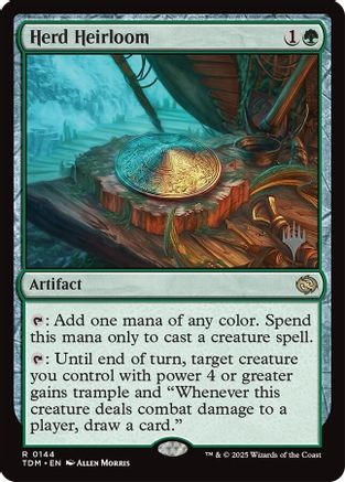 {@R} Herd Heirloom [Tarkir: Dragonstorm Promos][TDM 144]