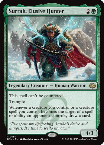 {@C} Surrak, Elusive Hunter [Tarkir: Dragonstorm Promos][TDM 161]