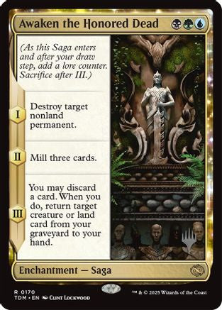 {@R} Awaken the Honored Dead [Tarkir: Dragonstorm Promos][TDM 170]
