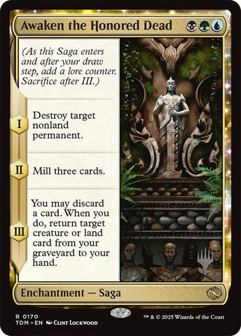 {@R} Awaken the Honored Dead [Tarkir: Dragonstorm Promos][TDM 170]