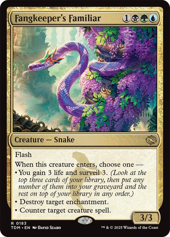 {@R} Fangkeeper's Familiar [Tarkir: Dragonstorm Promos][TDM 183]
