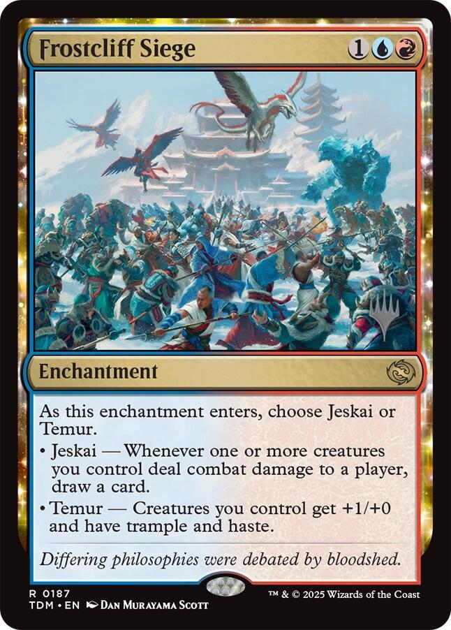 {@R} Frostcliff Siege [Tarkir: Dragonstorm Promos][TDM 187]