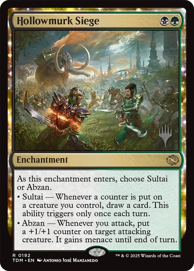 {@R} Hollowmurk Siege [Tarkir: Dragonstorm Promos][TDM 192]
