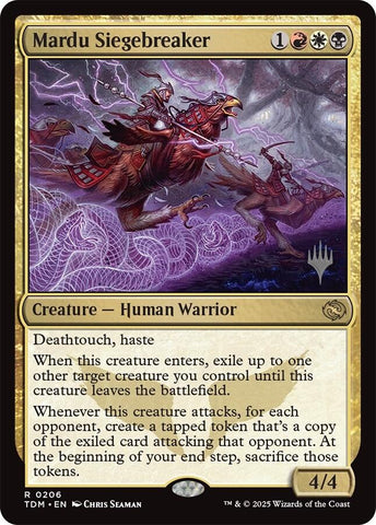 {@R} Mardu Siegebreaker [Tarkir: Dragonstorm Promos][TDM 206]