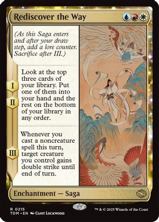 {@R} Rediscover the Way [Tarkir: Dragonstorm Promos][TDM 215]