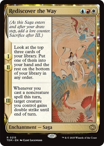 {@R} Rediscover the Way [Tarkir: Dragonstorm Promos][TDM 215]